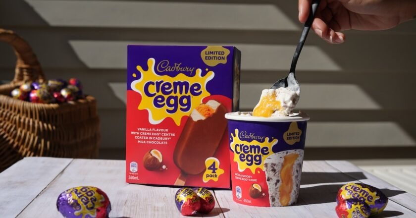 Peters Ice Cream and Cadbury have teamed up to launch a new range of Easter treats into the ice cream freezer this month.