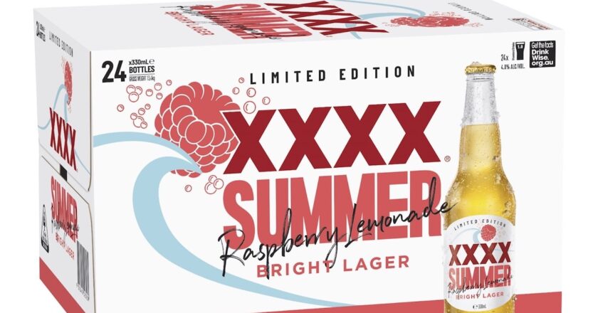 XXXX has announced the expansion of its Summer Bright Lager range, with the launch of a new limited-edition flavour, Raspberry Lemonade.