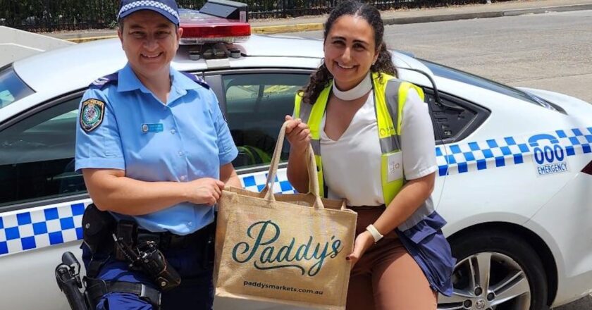 Sydney Markets and Auburn Police have partnered to support locals in need during the 2023 Christmas holiday.