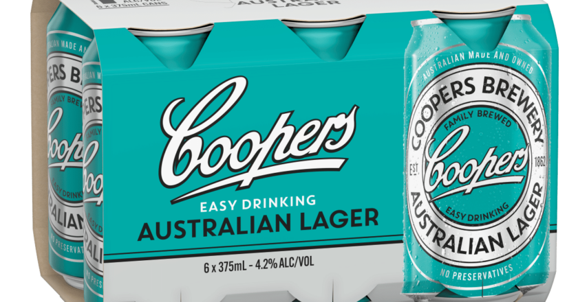 Coopers Australian Lager will soon be rolling off the line and into the hands of beer lovers across the country.