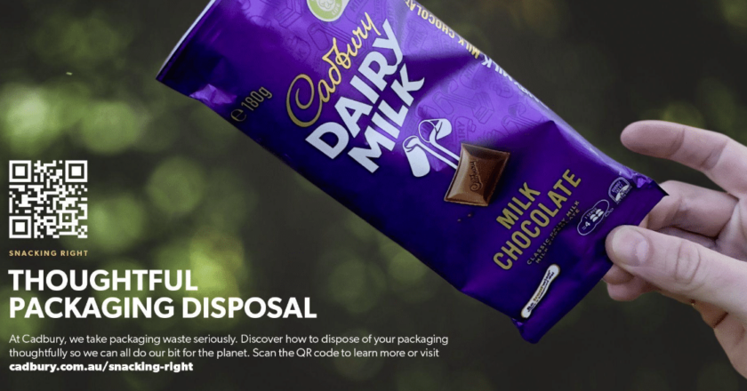 Snacking Right is a new mobile-friendly digital platform for Cadbury fans and provides on-back packaging disposal information.